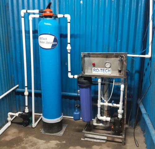 100 LPH RO System with FRP Vessel